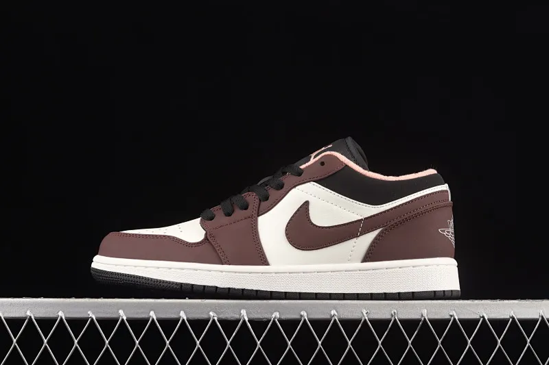 All categories Air Jordan Jordan series basketball shoes Air Jordan 1 Low Air Jordan 1 Low AJ1 Joe 1 white brown low-top cultural and leisure sports sneakers DC6991-200
